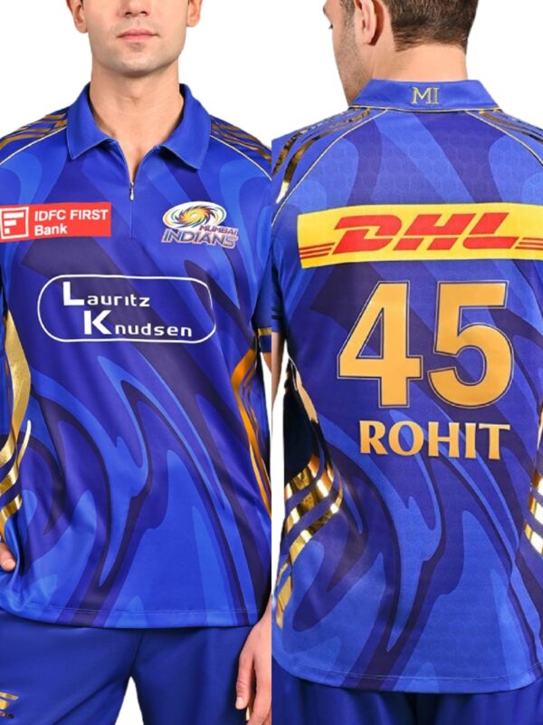 Mumbai Indians (MI) IPL Jersey - Rohit sharma 45 Edition